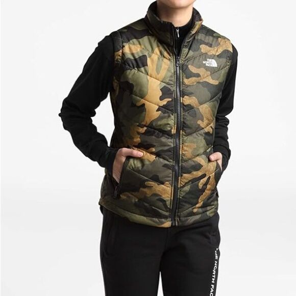 The North Face Tamburello 2 Vest, Burnt Olive Green Camo Sz L - Picture 1 of 9